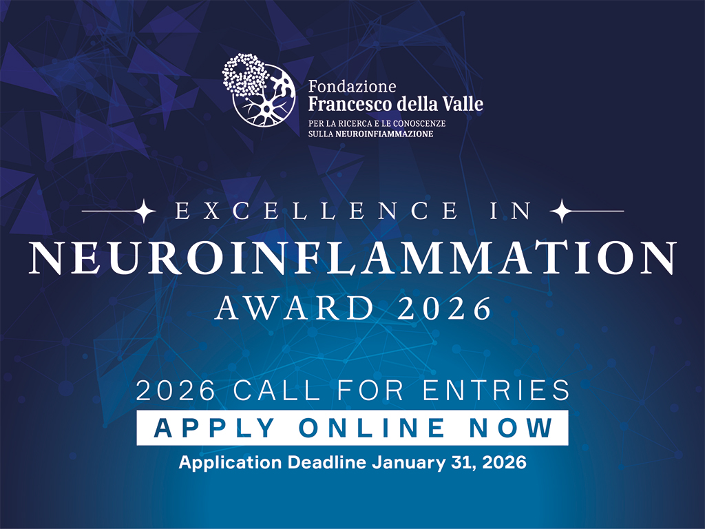 Excellence in Neuroinflammation Award 2026 – Nominations now open!